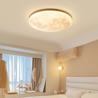 LunaGlow | Elegant Minimalist Round Flush Mount Ceiling Light 0