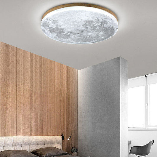 LunaGlow | Elegant Minimalist Round Flush Mount Ceiling Light 1