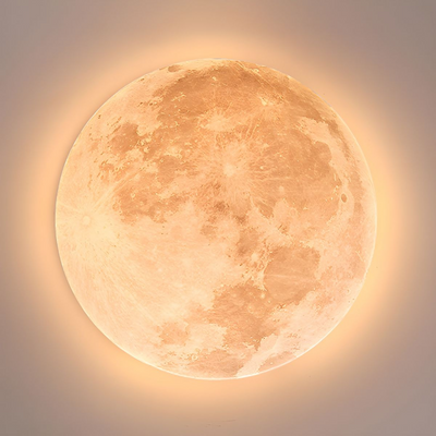 LunaGlow | Elegant Minimalist Round Flush Mount Ceiling Light 4