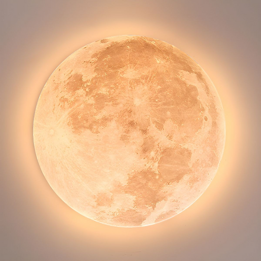 LunaGlow | Elegant Minimalist Round Flush Mount Ceiling Light 4