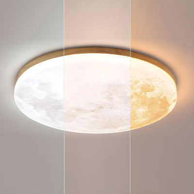 LunaGlow | Elegant Minimalist Round Flush Mount Ceiling Light 6