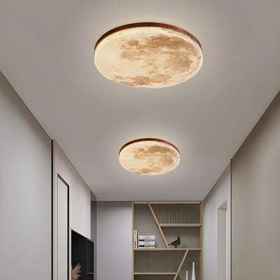 LunaGlow | Elegant Minimalist Round Flush Mount Ceiling Light 8