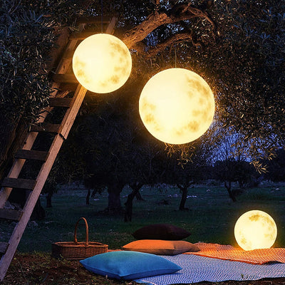 LunaGlow | Elegant Weatherproof Outdoor Moon Garden Light Fixture 4