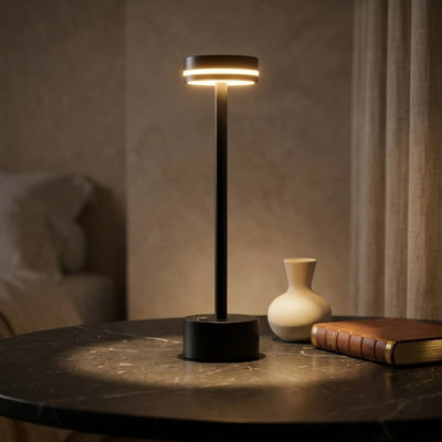LuxeAlu | Elegant Cordless LED Table Lamp with Touch Control for Modern Spaces 0