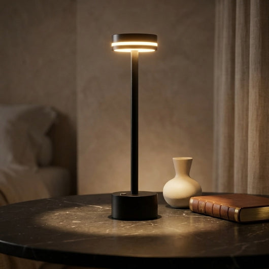 LuxeAlu | Elegant Cordless LED Table Lamp with Touch Control for Modern Spaces 0
