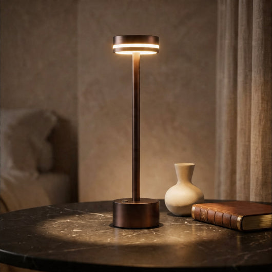 LuxeAlu | Elegant Cordless LED Table Lamp with Touch Control for Modern Spaces 1