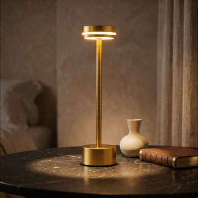 LuxeAlu | Elegant Cordless LED Table Lamp with Touch Control for Modern Spaces 3