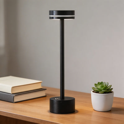 LuxeAlu | Elegant Cordless LED Table Lamp with Touch Control for Modern Spaces 4