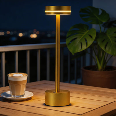 LuxeAlu | Elegant Cordless LED Table Lamp with Touch Control for Modern Spaces 5