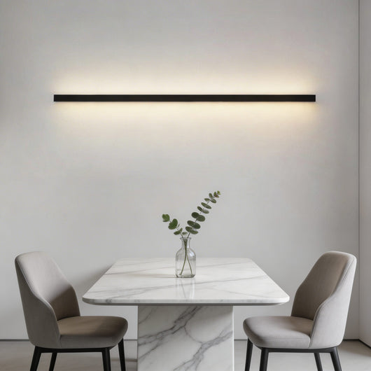 LuxeAlu | Modern Dimmable LED Wall Sconce Lighting with Acrylic Diffuser and Aluminum Finish 1