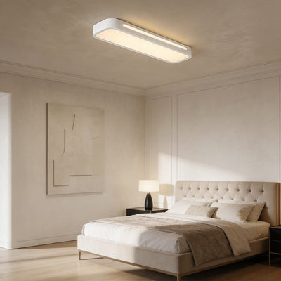 LuxeAura | Modern Adjustable LED Flush Mount Ceiling Light with Frosted Acrylic Shade 5