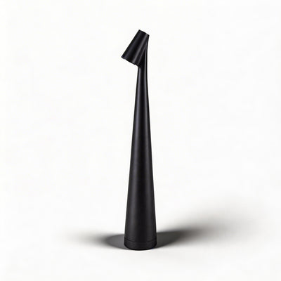 LuxeCone | Elegant Dimmable Cordless Table Lamp with Adjustable Metal Design 0