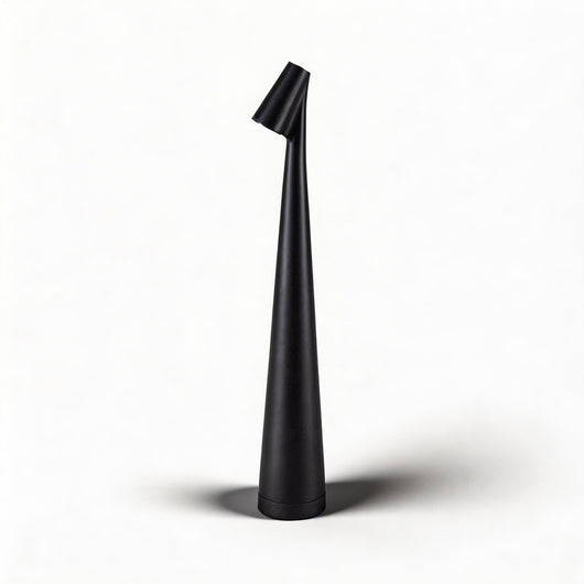 LuxeCone | Elegant Dimmable Cordless Table Lamp with Adjustable Metal Design 0