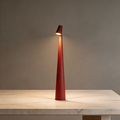 LuxeCone | Elegant Dimmable Cordless Table Lamp with Adjustable Metal Design 1
