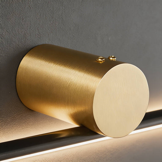 LuxeCopper | Modern Dimmable LED Bathroom Vanity Light Bar in Copper & Acrylic 2