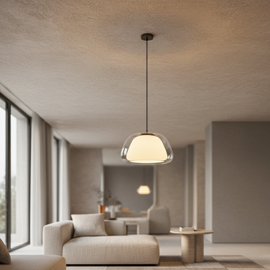 LuxeGlass | Elegant Glass Pendant Light for Kitchen Island and Dining Areas 5