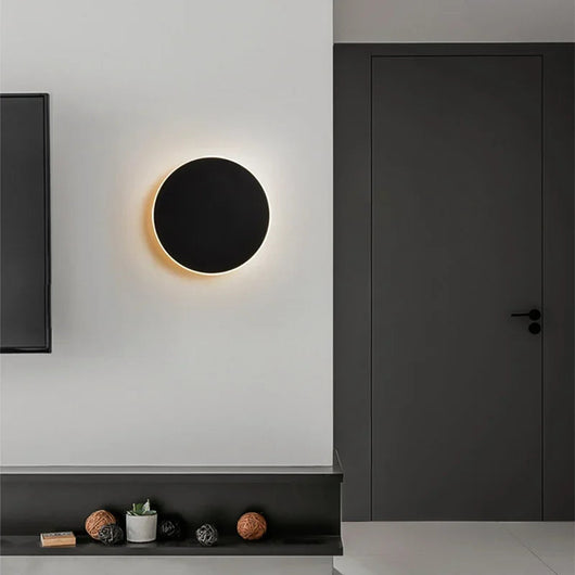 LuxeGlow | Modern Elegant Round LED Wall Sconce Light 4