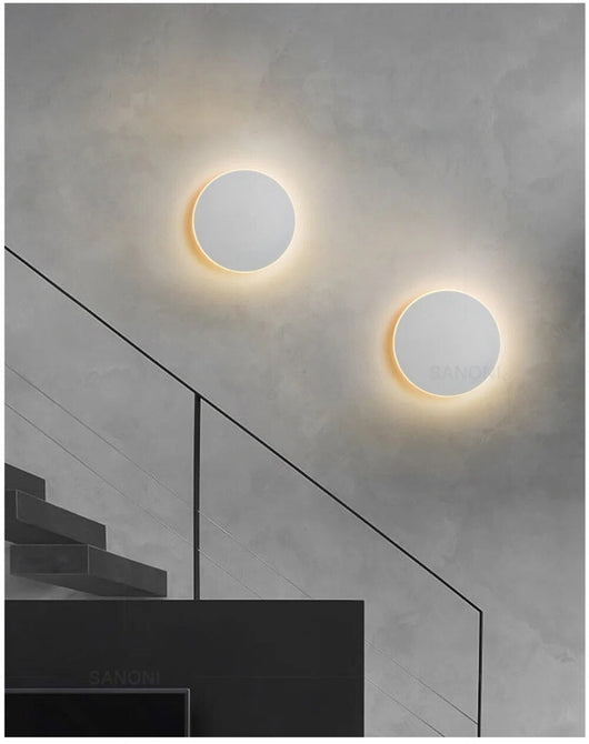 LuxeGlow | Modern Elegant Round LED Wall Sconce Light 5