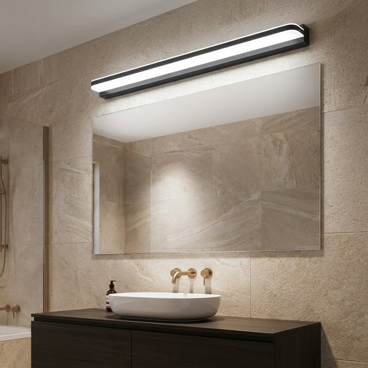 LuxeGlow | Modern Polished Iron LED Bathroom Vanity Light Fixture 5