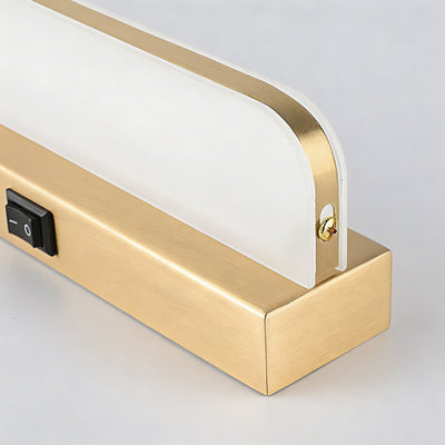 LuxeGlow | Modern Polished Iron LED Bathroom Vanity Light Fixture 7