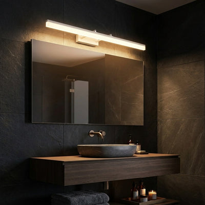 LuxeGold | Modern Adjustable Stainless Steel Bathroom Vanity Light Bar with Acrylic 2