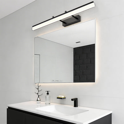 LuxeGold | Modern Adjustable Stainless Steel Bathroom Vanity Light Bar with Acrylic 5