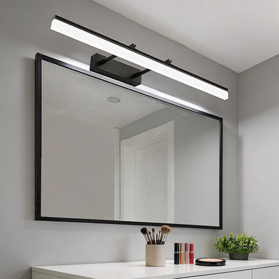 LuxeGold | Modern Adjustable Stainless Steel Bathroom Vanity Light Bar with Acrylic 6