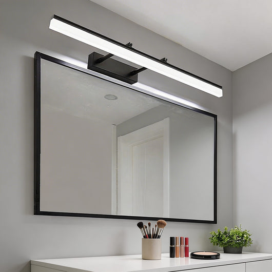 LuxeGold | Modern Adjustable Stainless Steel Bathroom Vanity Light Bar with Acrylic 6