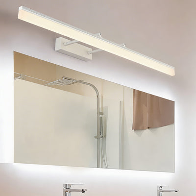 LuxeGold | Modern Adjustable Stainless Steel Bathroom Vanity Light Bar with Acrylic 7