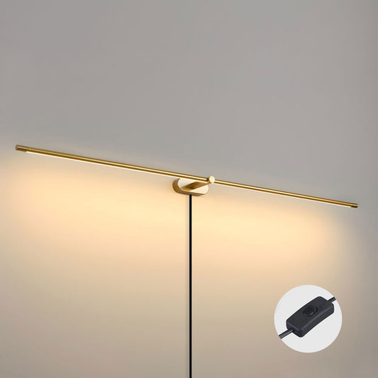 LuxeLine | Elegant Minimalist Plug-In Wall Sconce Lighting for Modern Spaces 0