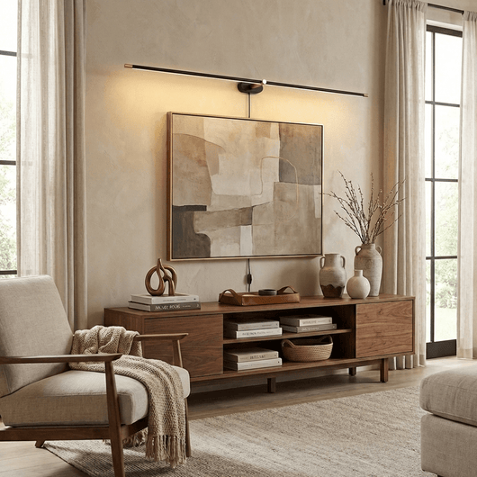 LuxeLine | Elegant Minimalist Plug-In Wall Sconce Lighting for Modern Spaces 2