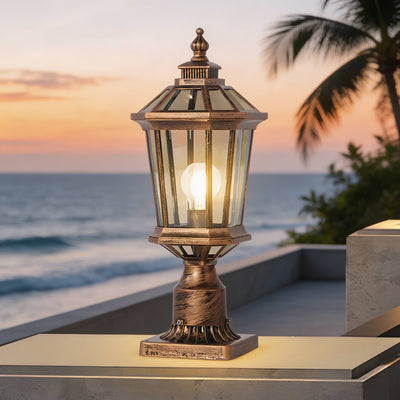 LuxeSolar | Elegant Solar Column Pillar Lights for Outdoor Landscape Lighting 2