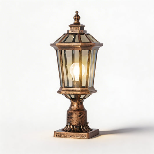LuxeSolar | Elegant Solar Column Pillar Lights for Outdoor Landscape Lighting 6