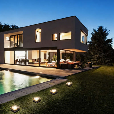 LuxeSolar | Elegant Solar Garden Lights with LED for Outdoor Pathway Illumination 3