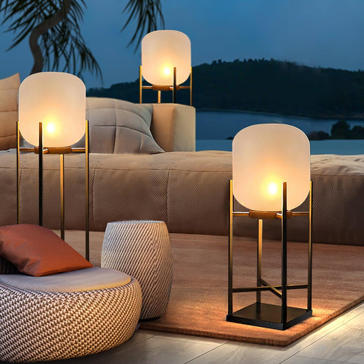 LuxeSolar | Elegant Waterproof Solar Outdoor Floor Lamp for Gardens 2