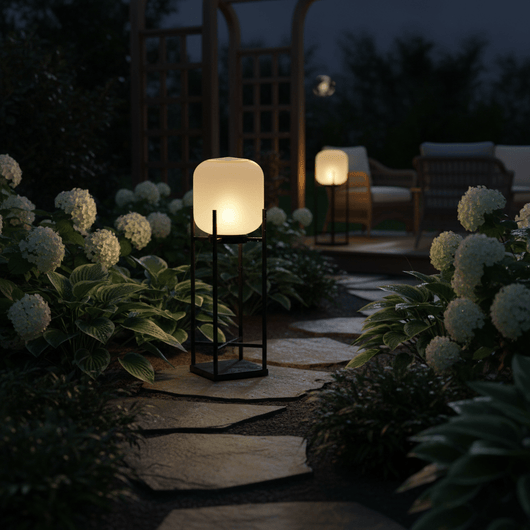 LuxeSolar | Elegant Waterproof Solar Outdoor Floor Lamp for Gardens 6