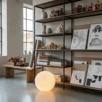 LuxeSphere | Modern Globe-Shaped Floor Lamp in Durable Resin for Living Room 0
