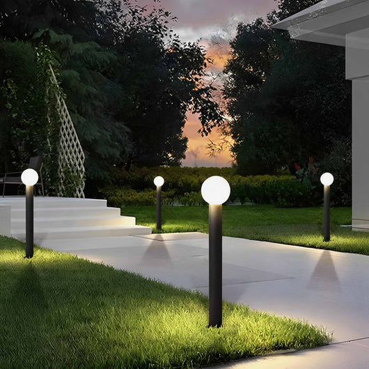 LuxeSphere | Modern Waterproof LED Bollard Light for Outdoor Landscape Lighting 2