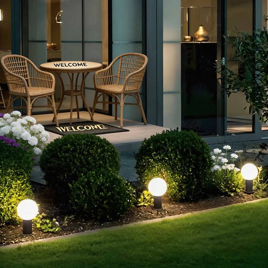 LuxeSphere | Modern Waterproof LED Bollard Light for Outdoor Landscape Lighting 4