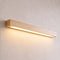 LuxeWood | Elegant Adjustable Brightness Linear Wall Light Fixture + Wood Design