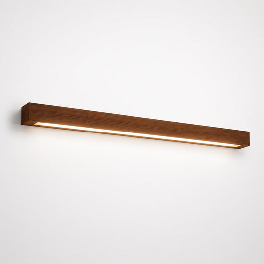 LuxeWood | Elegant Adjustable Brightness Linear Wall Light Fixture + Wood Design 10