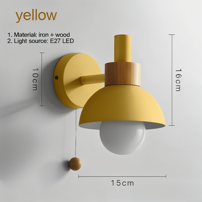 MacaronGlow | Chic Contemporary Wall Sconce Light for Modern Interiors 1