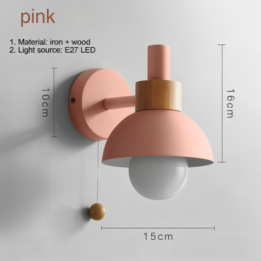 MacaronGlow | Chic Contemporary Wall Sconce Light for Modern Interiors 5