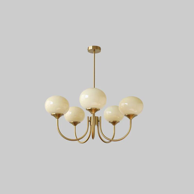 Marshmallow Glow | Elegant Modern Chandelier Light for Dining Rooms 14