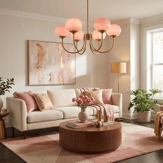 Marshmallow Glow | Elegant Modern Chandelier Light for Dining Rooms 2