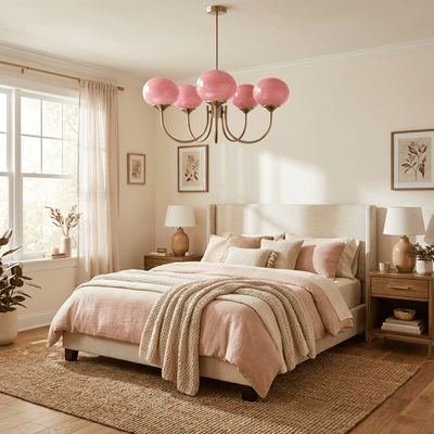 Marshmallow Glow | Elegant Modern Chandelier Light for Dining Rooms 7