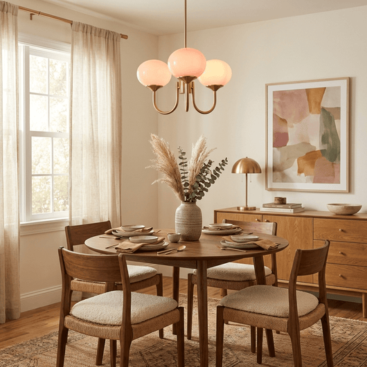 Marshmallow Glow | Elegant Modern Chandelier Light for Dining Rooms 8