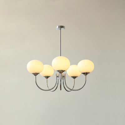 Marshmallow Glow | Elegant Modern Chandelier Light for Dining Rooms 9