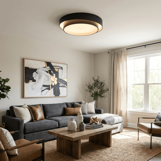 MelodyLight | Elegant Modern LED Flush Mount Ceiling Light Fixture 3