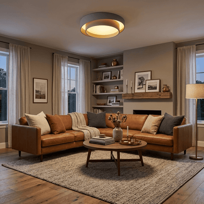 MelodyLight | Elegant Modern LED Flush Mount Ceiling Light Fixture 4